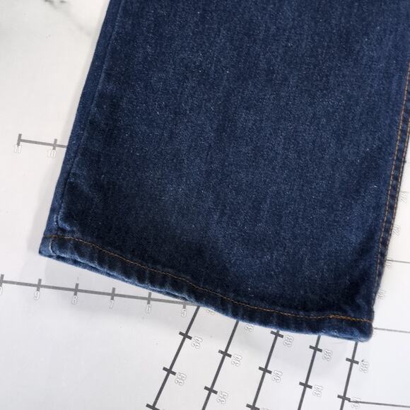 Vintage Levi's 517 Bootcut Jeans Mens 38x32 Blue Pants Orange Tab Dark USA 90s - Picture 8 of 8